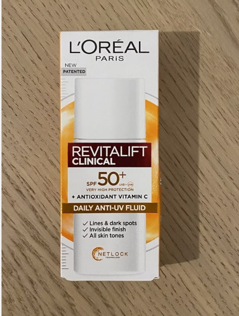L'Oréal Paris Revitalift Clinical Vitamin C UV Fluid SPF 50+ Moisturiser 50ml BuyIt.lb