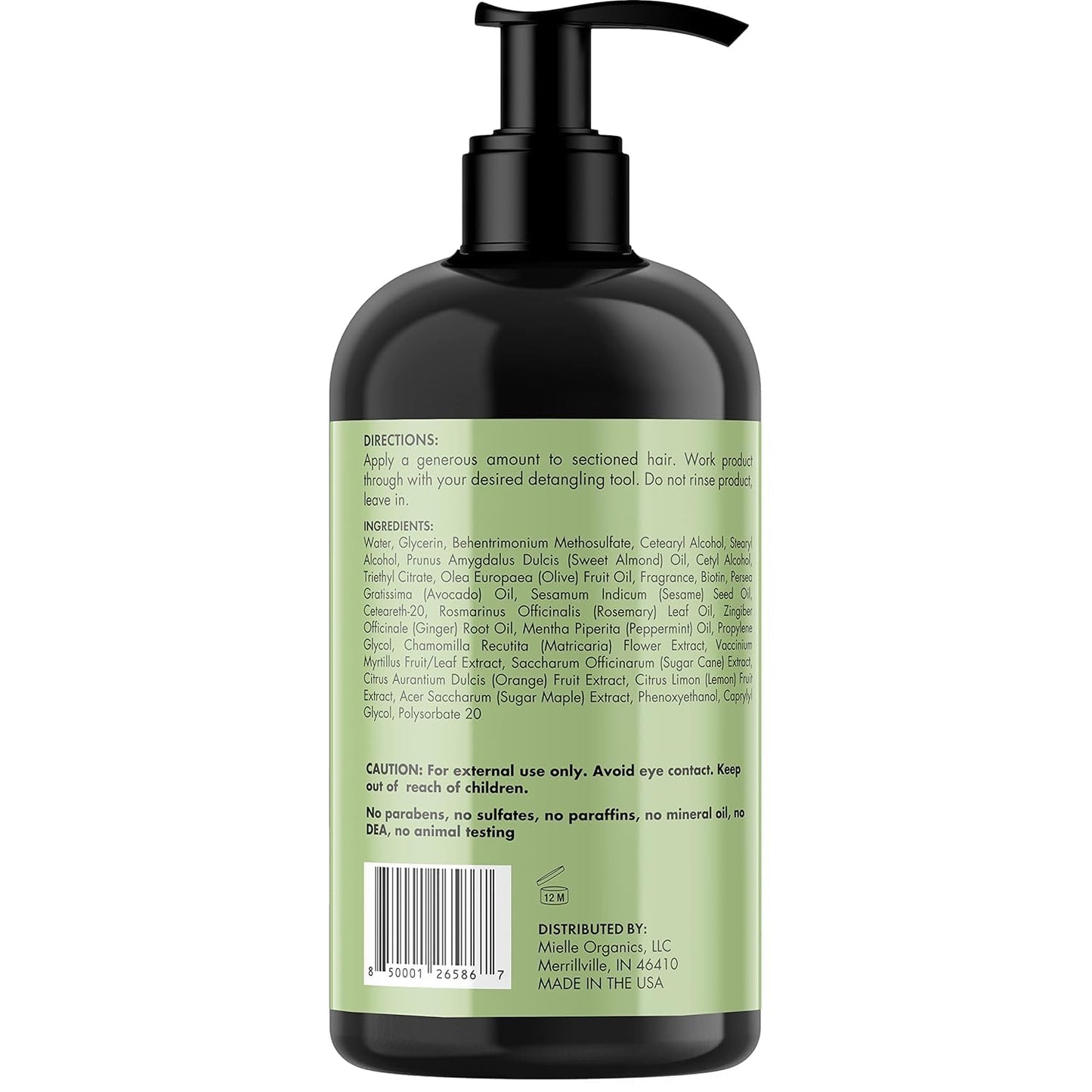Mielle, Rosemary Mint Strengthening Leave-In Conditioner 355ml