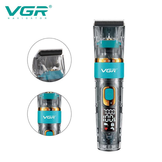 VGR V-695 Hair Cutting Machine Rechargeable Hair Trimmer Professional Electric Cordless Hair Clipper for Men BuyIt.lb