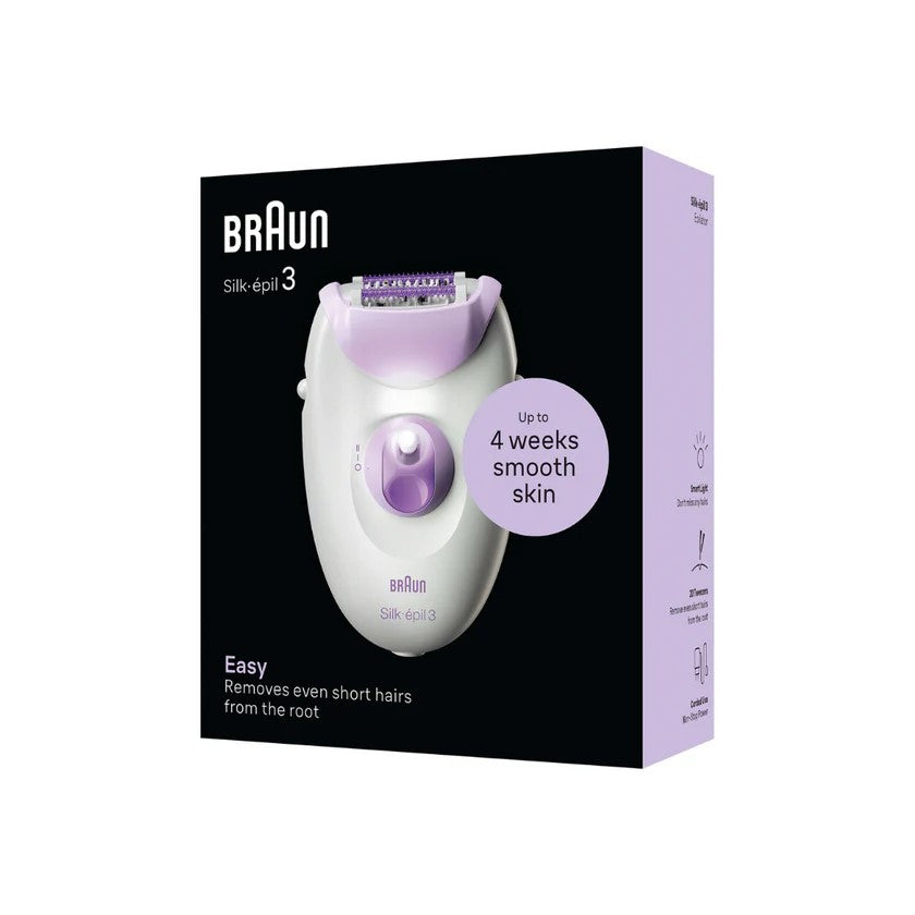 Braun Silk-Epil 3 3000 Epilator Se3-000 Purple - Buyitlb
