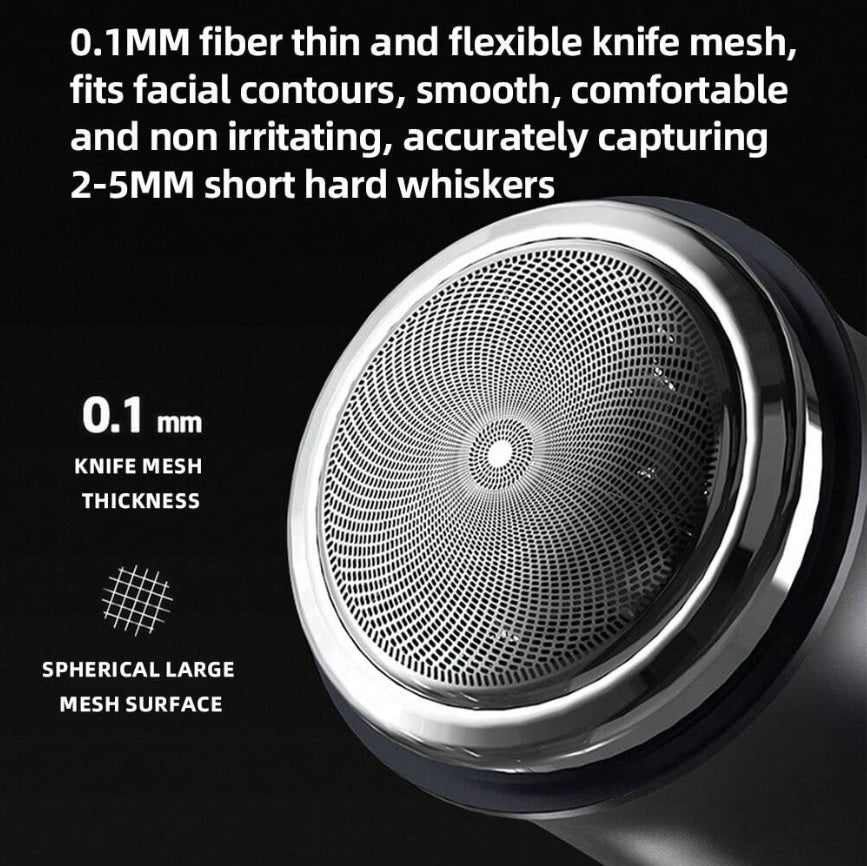 POVOS Lightweight Portable Electric Shaver, Travel Razor, Perfect Gift For Boyfriend Or Husband, Model PQ1000
