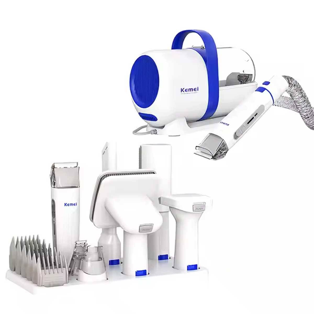Kemei KM-2098 Pet Grooming Kit with Vacuum