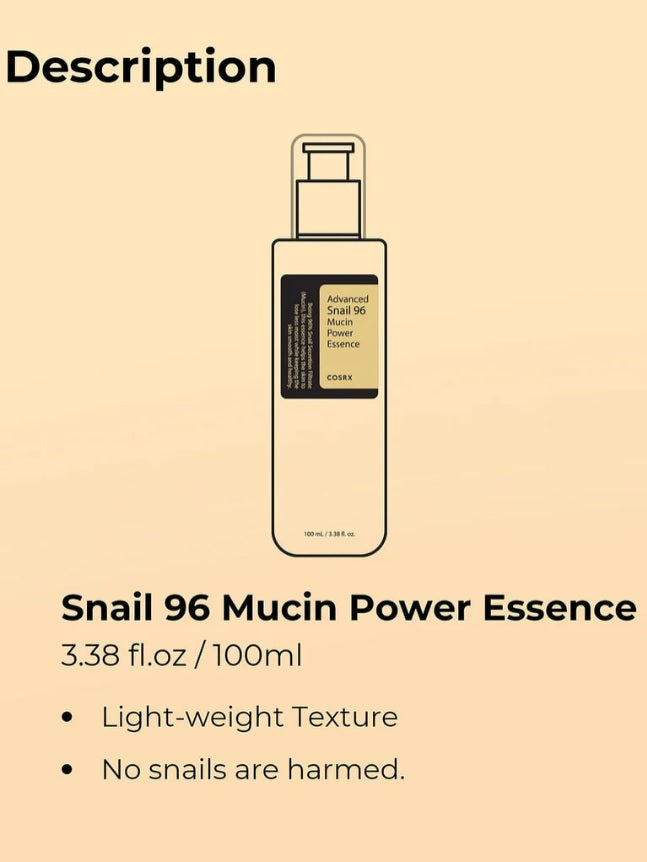 COSRX - ADVANCED SNAIL 96 MUCIN POWER ESSENCE - 100ML