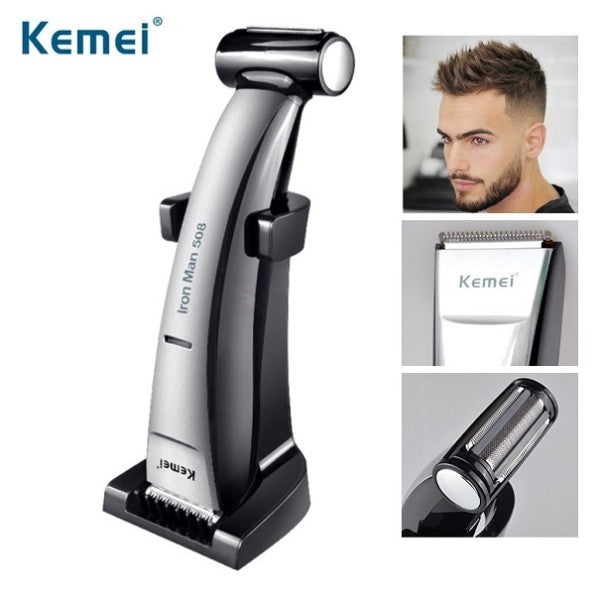 Kemei KM-508 - Rechargeable Hair Clipper and Shaver 2 in 1