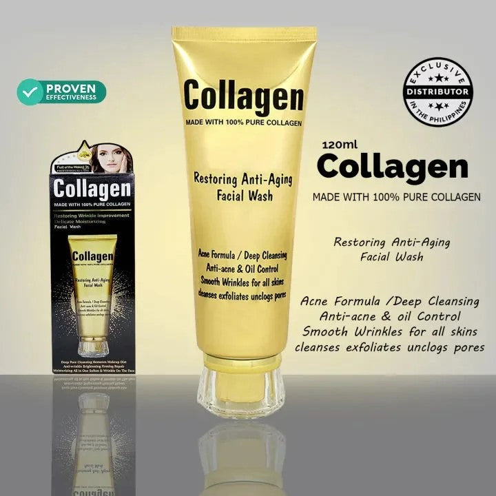 Wokali Collagen Anti-Aging And Anti-Acne Facial Face Wash 120ml BuyIt.lb