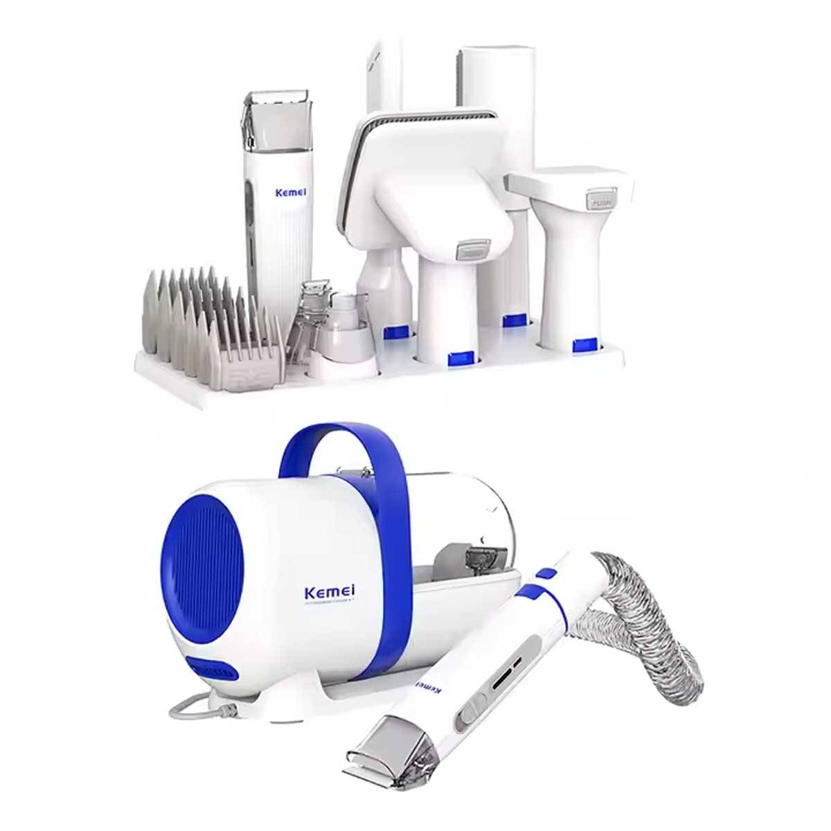Kemei KM-2098 Pet Grooming Kit with Vacuum
