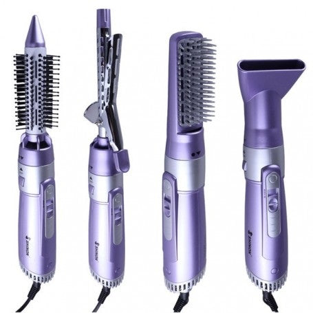 SHINON SH - 9822-6 Hair Styling Tool Set 5-in-1 Electric Dryer Curler Brush Comb