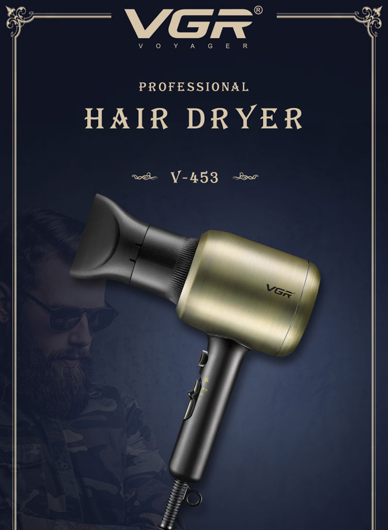 800-2200W Powerful Electric High-Speed Professional Hair Dryer V-453 (L32.3 x W10.2 x H26)cm BuyIt.lb