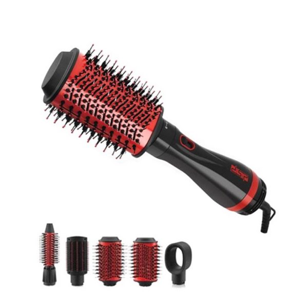 Dsp 50107 5 In 1 Rotating Air Styler Hair Brush Red