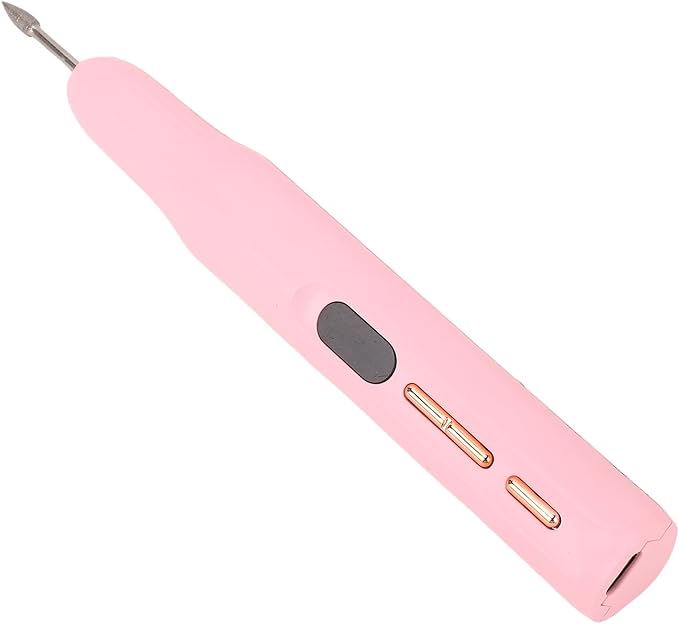 Portable Electric Nail File With Nail Lamp, Rechargeable Nail Remover Pen Type Multifunctional Grinder for Nail Salon With LED Light, Improve Efficiency (