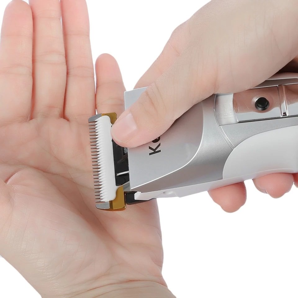 Kemei KM - 838 Rechargeable Hair Clipper Trimmer LCD Display