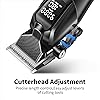 KEMEI Professional Hair Clippers for Men, Cordless Hair Cutting Kits,Rechargeable Hair & Beard Trimmer Barber Clippers, KM-1858