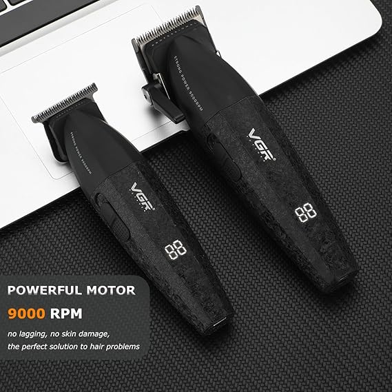 VGR 640 Professional Hair Clippers for Men, Cordless Barber Clippers and Trimmers Set, Zero Gap T-Blade Hair Cutting Kit, BuyIt.lb