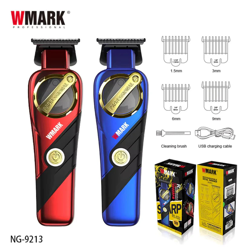 WMark NG - 9213BLUE DLC Blade High Speed Hair Trimmer