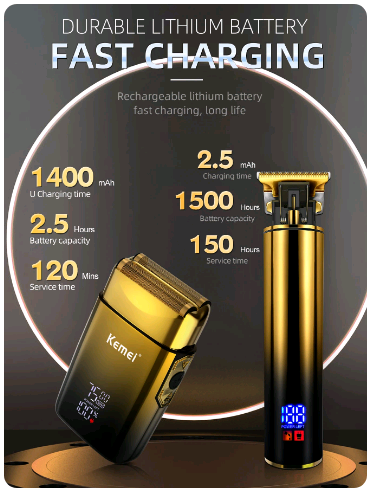 KEMEI Shaver,Bald Head Shaver,Electric Shaver Razor for Men,with Trimmer Barber Trimmer BuyIt.lb