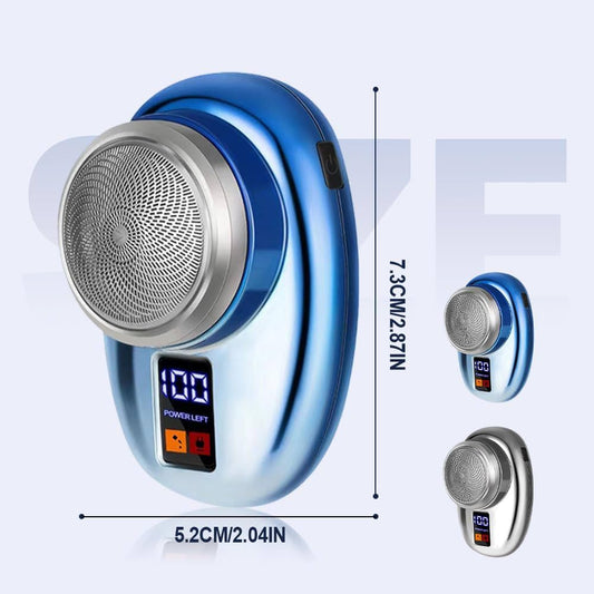 Mini-Shave Portable Electric Shaver, Upgrade Travel Electric Razor Pocket Size Washable Electric Razor, Rechargeable Mini Razor Electric Mini Travel Shaver for Men Shaving Face Beard