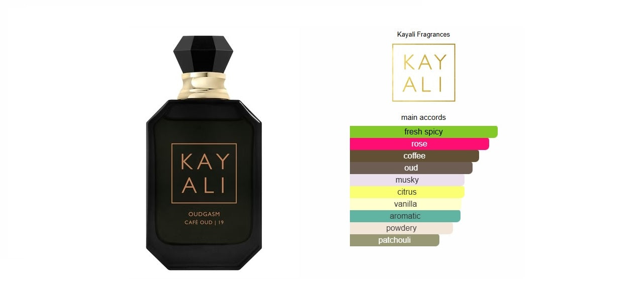 Oudgasm Café Oud | 19 Eau de Parfum Intense Kayali Fragrances for women and men