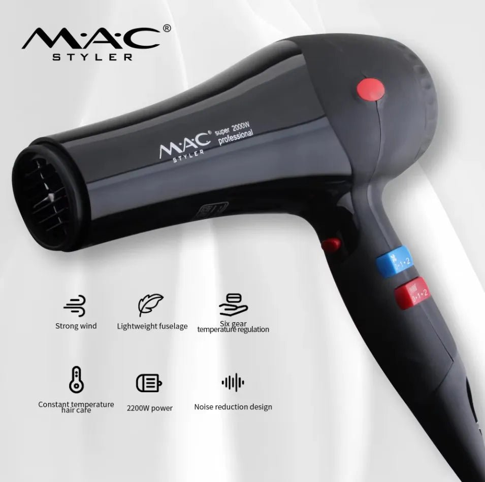 MAC Styler Professional Hair Dryer 2000W MC-6637