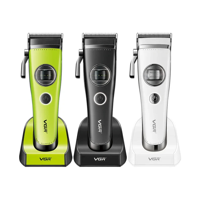 VGR V-880C Professional Hair Clipper Trimmer Cordless Barber Haircut Kit Ceramic