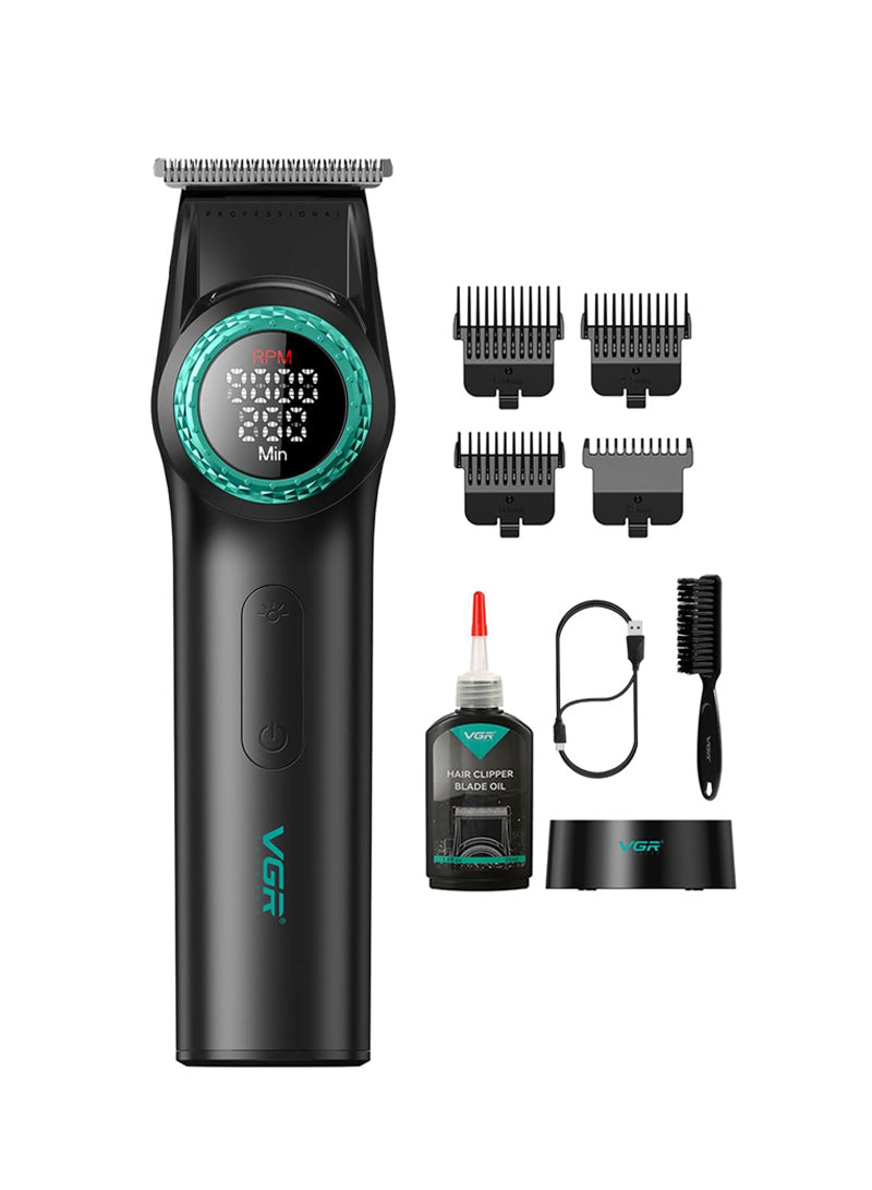 Professional Rechargeable Metal Cordless Hair Clipper With LED Display V-977 BuyIt.lb