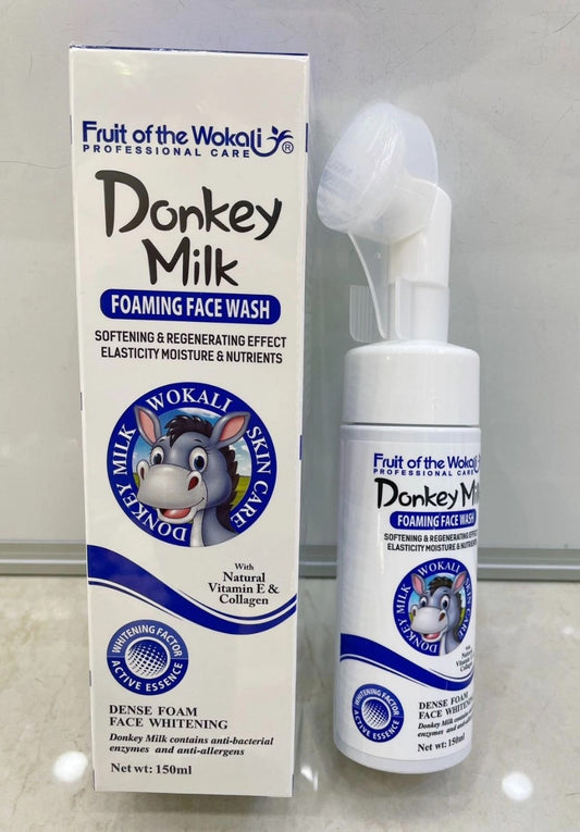 WOKALI DONKEY MILK FOAMING FACE WASH 150 ML