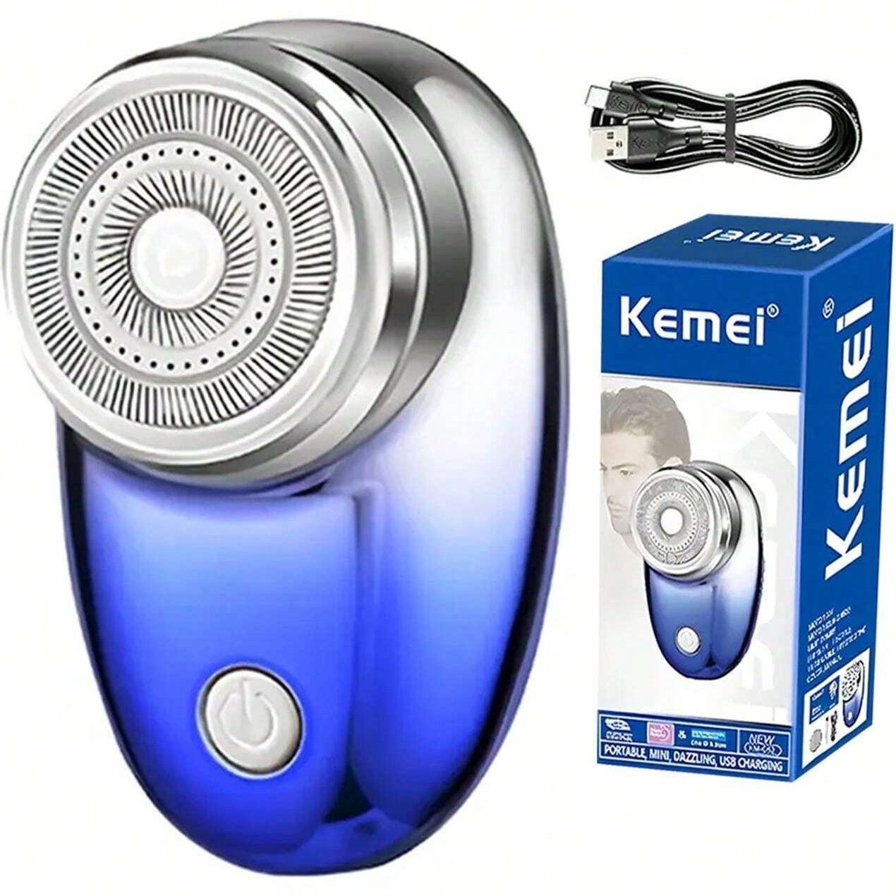 Kemei KM-C52 Electric Shaver for Men Short Hair Mini Face Razor USB Rechargeable BuyIt.lb