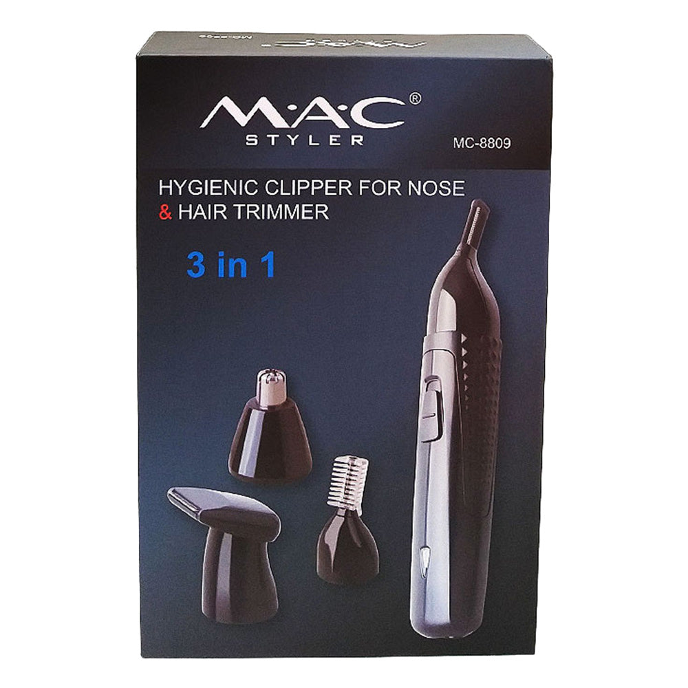 Macsmile Razor Mac Styler Ear and Nose Rechargeable Trimmer Model MC-8809 – Buyitlb