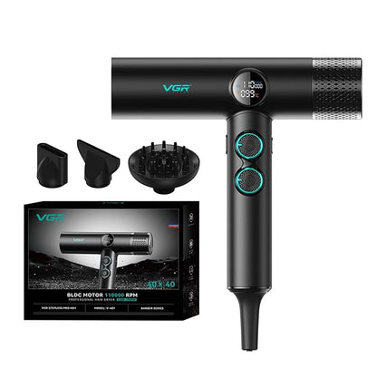 VGR V-401 PRM11000+ BLDC High Speed Barber Salon Professional Ioinc Hair Dryer BuyIt.lb