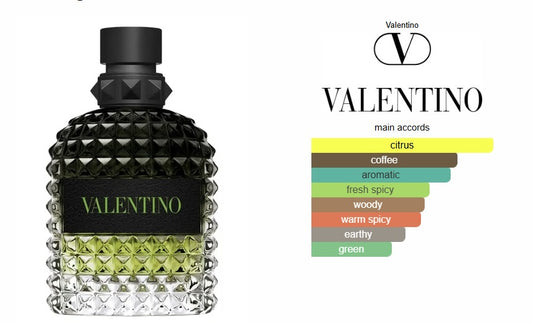 Valentino Uomo Born in Roma Green Stravaganza Valentino for men