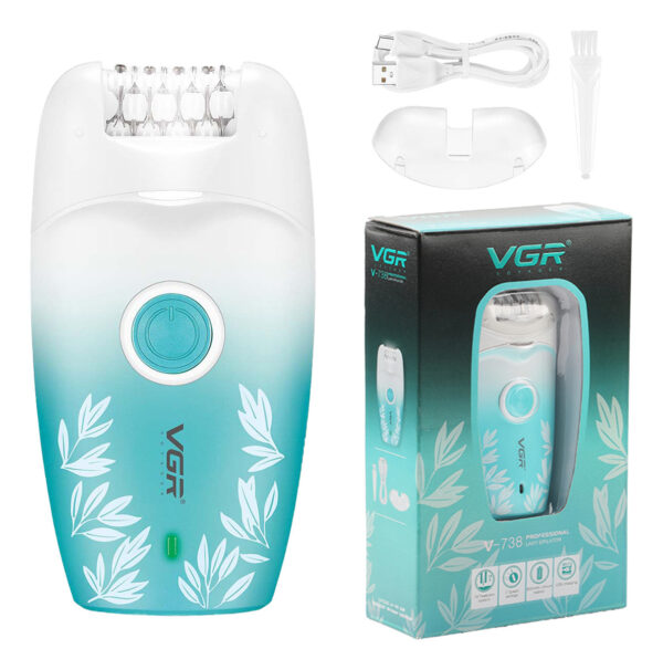 VGR V-738 Female Body Epilator 2 Speeds USB Light BuyIt.lb