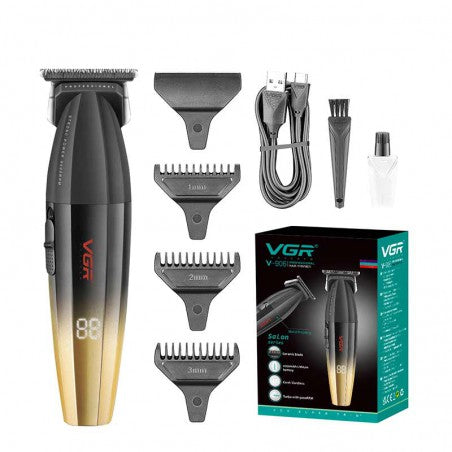 VGR 906 Professional Hair Clippers for Men, Cordless Barber Clippers and Trimmers Set, Zero Gap T-Blade Hair Cutting Kit, BuyIt.lb