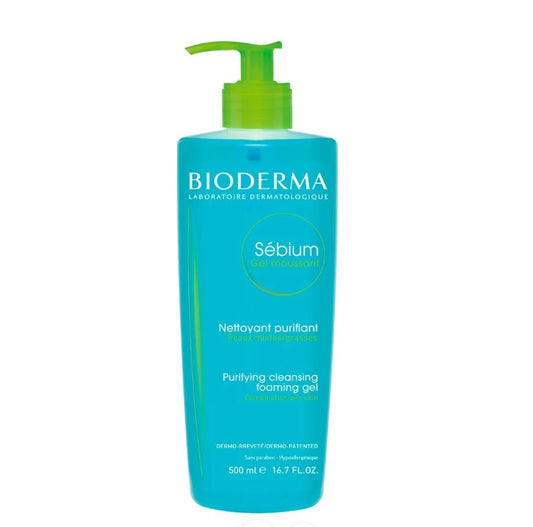 Bioderma Sébium Gel Moussant - Purifying Cleansing Foaming Gel for Combination, Oily Skin
