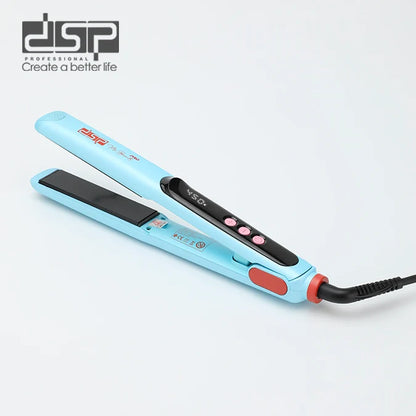 DSP 11638 Hair Straightener – 6 Heat Settings – LCD Display – 77-Second Heat-Up