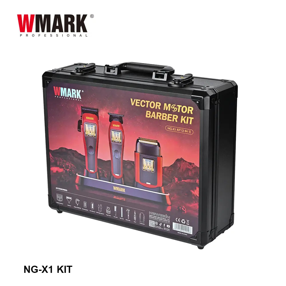 WMARK NG-X1 KIT Professional Vector Motor Barber Kit