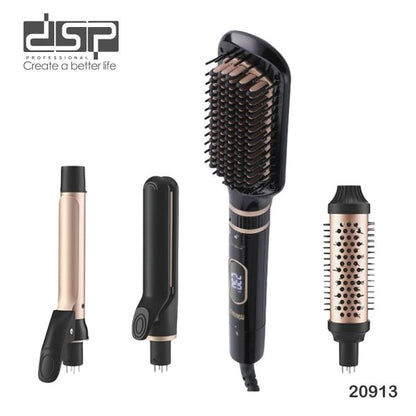 DSP 20913 4-in-1 Hair Straightener & Curler