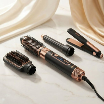 DSP 20913 4-in-1 Hair Straightener & Curler
