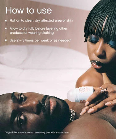 Topicals  High Roller Ingrown Hair Tonic with AHA and BHA