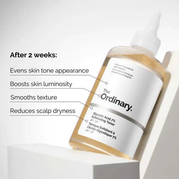 The Ordinary glycolic acid 7% Exfoliating Toner ph~3.6