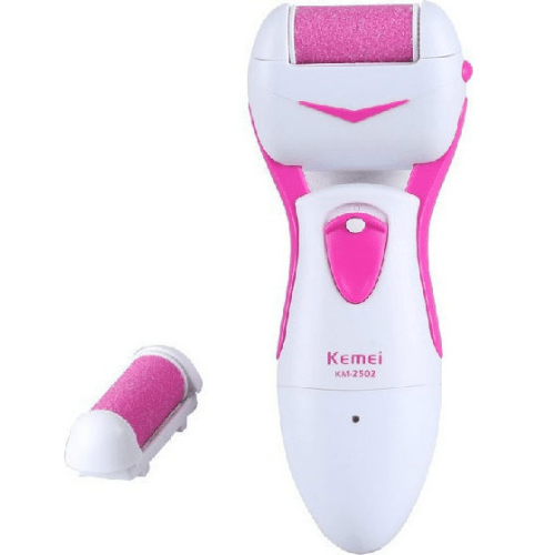 Kemei KM-2502X Callous Remover Electric Foot File Rechargeable Pink Callus Remover