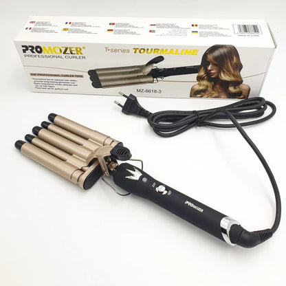 Pro Mozer Ceramic MZ-6618-5 Curling iron five waves ceramic hair curling iron