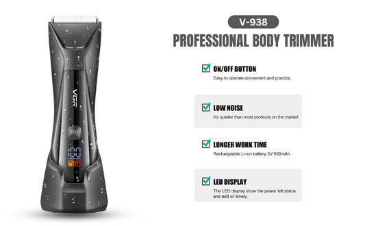 VGR V- 938 Body Hair Trimmer for Men BuyIt.lb
