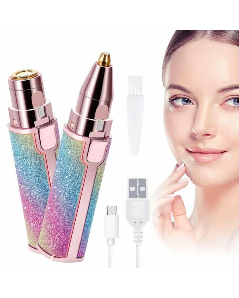 2in1 Blawless Women's Face Hair Remover Epilator For Women Machine For Upper Lip, Chin, Eyebrow BuyIt.lb