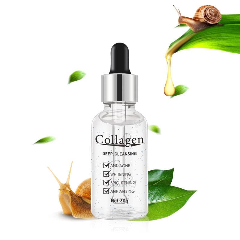 Snail Collagen Face Serum Advanced Power essence - Anti-Aging , 72 hrs Hydration and Moisturizing Solution for Youthful Skin | Pore Shrinking Complex with Essential ingredients, that Nourish, Repair and Revitalise the Skin. 30ml