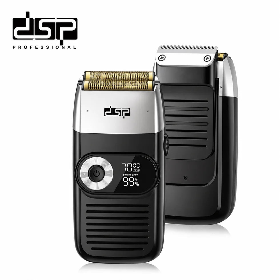 DSP 60088 Beard & Head Shaver – Double Gold Foil & Digital Display