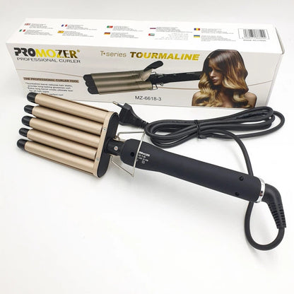 Pro Mozer Ceramic MZ-6618-5 Curling iron five waves ceramic hair curling iron