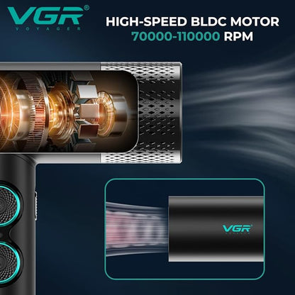 VGR V-401 PRM11000+ BLDC High Speed Barber Salon Professional Ioinc Hair Dryer BuyIt.lb