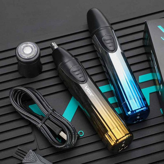 VGR V-619 2in1 Washable IPX5 Professional Hair Removal Appliances Electric Shavers Ear & Nose Hair Trimmer BuyIt.lb