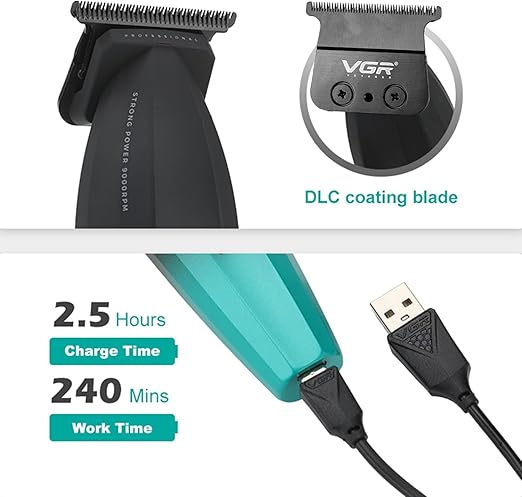 VGR 906 Professional Hair Clippers for Men, Cordless Barber Clippers and Trimmers Set, Zero Gap T-Blade Hair Cutting Kit, BuyIt.lb