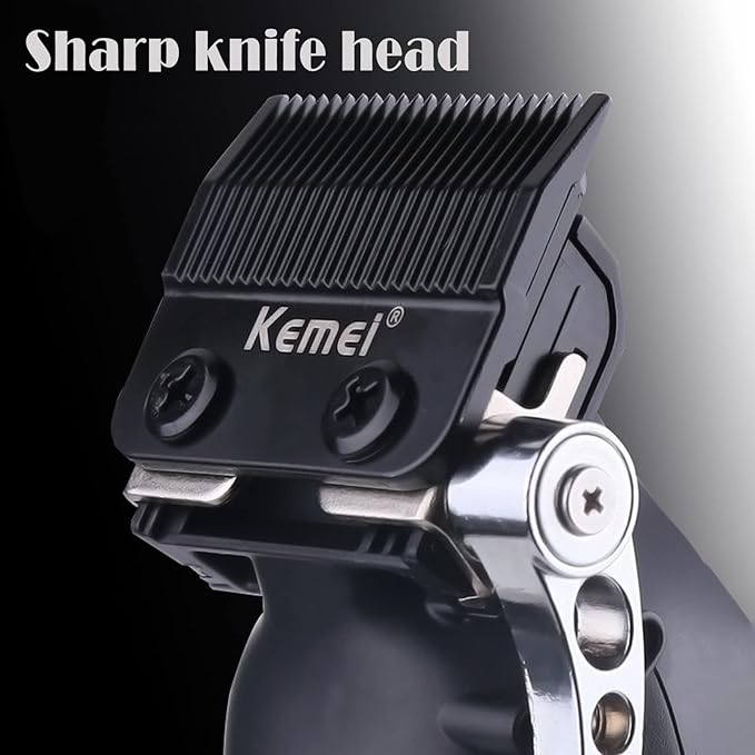 KEMEI km 2296 Professional Cordless Hair Clippers for Men, Rechargeable Hair/Beard Trimmers with Base, Adjustable Haircut Machine for Stylists BuyIt.lb