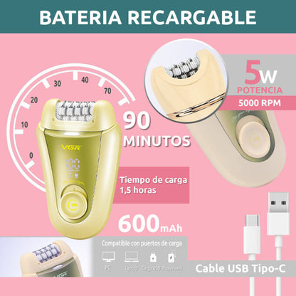 Vgr V-758 Turbo USB 2-in-1 Electric Shaver Epilator BuyIt.lb